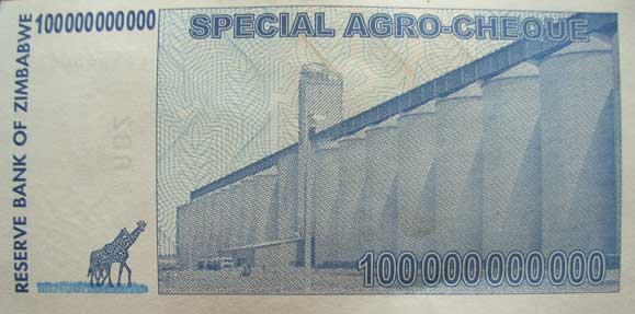 Zimbabwe $100 Billion